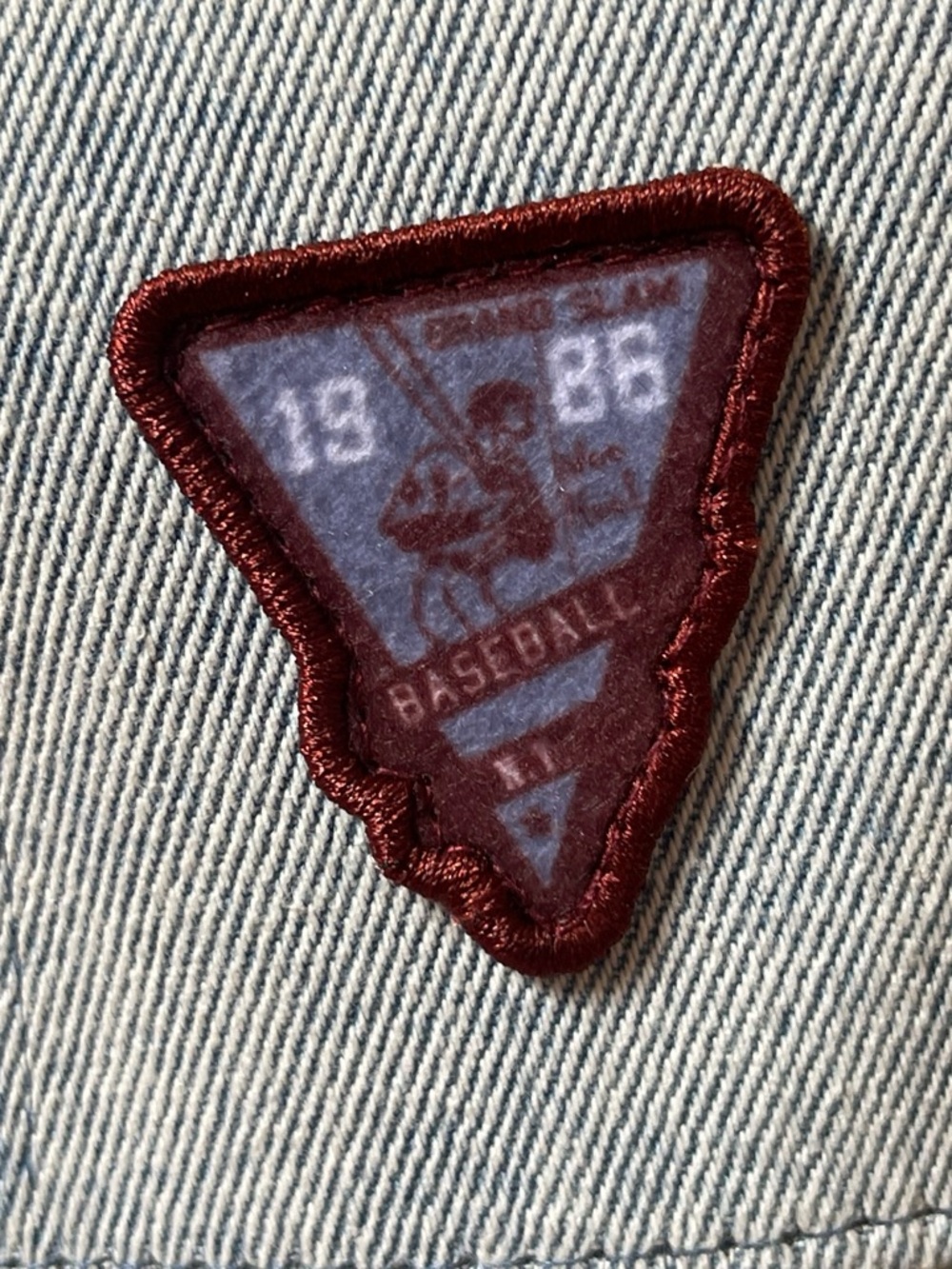 Super rare, New York Mets Denim Patch Cap with Brown Brim - Picture 4 of 8